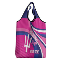 Custom Barbados Royals Cricket Grocery Bag Go Champions Tridents Pink Version