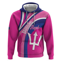 Custom Barbados Royals Cricket Hoodie Go Champions Tridents Pink Version