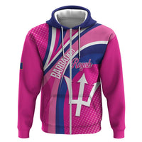 Custom Barbados Royals Cricket Hoodie Go Champions Tridents Pink Version