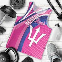Custom Barbados Royals Cricket Men Tank Top Go Champions Tridents Pink Version