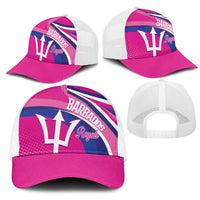 Barbados Royals Cricket Mesh Trucker Cap Go Champions Tridents Pink Version - Wonder Print Shop