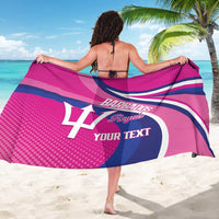Custom Barbados Royals Cricket Sarong Go Champions Tridents Pink Version