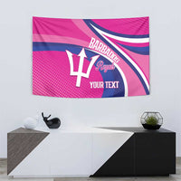 Custom Barbados Royals Cricket Tapestry Go Champions Tridents Pink Version