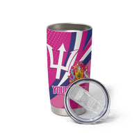 Custom Barbados Royals Cricket Tumbler Cup Go Champions Tridents Pink Version