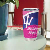Custom Barbados Royals Cricket Tumbler Cup Go Champions Tridents Pink Version
