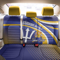 Custom Barbados Royals Cricket Back Car Seat Cover Go Champions Tridents Yellow Version