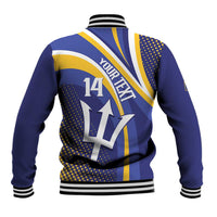 Custom Barbados Royals Cricket Baseball Jacket Go Champions Tridents Yellow Version