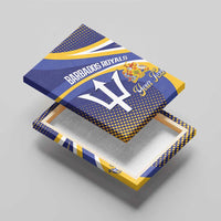 Custom Barbados Royals Cricket Canvas Wall Art Go Champions Tridents Yellow Version