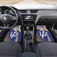 Custom Barbados Royals Cricket Car Mats Go Champions Tridents Yellow Version
