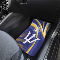 Custom Barbados Royals Cricket Car Mats Go Champions Tridents Yellow Version