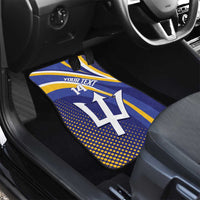 Custom Barbados Royals Cricket Car Mats Go Champions Tridents Yellow Version
