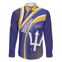 Custom Barbados Royals Cricket Family Matching Long Sleeve Bodycon Dress and Hawaiian Shirt Go Champions Tridents Yellow Version