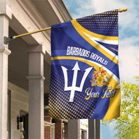 Custom Barbados Royals Cricket Garden Flag Go Champions Tridents Yellow Version