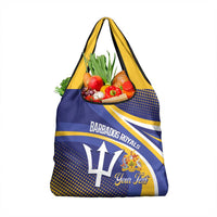 Custom Barbados Royals Cricket Grocery Bag Go Champions Tridents Yellow Version