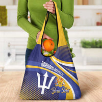 Custom Barbados Royals Cricket Grocery Bag Go Champions Tridents Yellow Version
