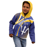 Custom Barbados Royals Cricket Kid Hoodie Go Champions Tridents Yellow Version