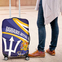 Custom Barbados Royals Cricket Luggage Cover Go Champions Tridents Yellow Version