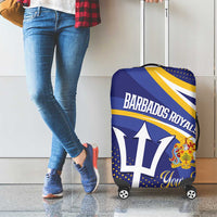 Custom Barbados Royals Cricket Luggage Cover Go Champions Tridents Yellow Version