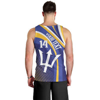 Custom Barbados Royals Cricket Men Tank Top Go Champions Tridents Yellow Version
