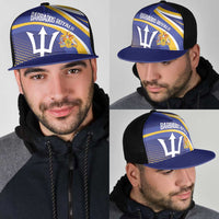 Barbados Royals Cricket Mesh Trucker Cap Go Champions Tridents Yellow Version - Wonder Print Shop