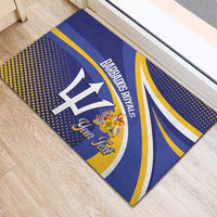 Custom Barbados Royals Cricket Rubber Doormat Go Champions Tridents Yellow Version