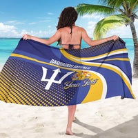 Custom Barbados Royals Cricket Sarong Go Champions Tridents Yellow Version
