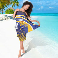 Custom Barbados Royals Cricket Sarong Go Champions Tridents Yellow Version