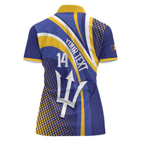 Custom Barbados Royals Cricket Women Polo Shirt Go Champions Tridents Yellow Version