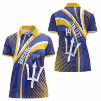 Custom Barbados Royals Cricket Women Polo Shirt Go Champions Tridents Yellow Version