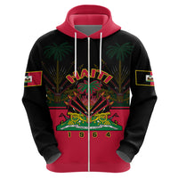 Personalised Haiti 1964 Hoodie Coat Of Arms Flag Style - Wonder Print Shop