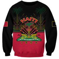 Personalised Haiti 1964 Sweatshirt Coat Of Arms Flag Style - Wonder Print Shop