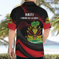 Haiti 1964 Hawaiian Shirt Coat Of Arms Curvel Style - Wonder Print Shop