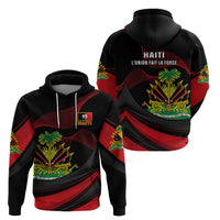 Haiti 1964 Hoodie Coat Of Arms Curvel Style - Wonder Print Shop