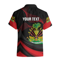 Personalised Haiti 1964 Hawaiian Shirt Coat Of Arms Curvel Style - Wonder Print Shop