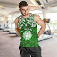 personalised-marshall-islands-men-tank-top-green-polynesian-tribal-mix-coat-of-arms