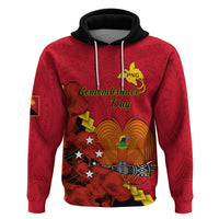 Polynesian Pride Remembrance Day PNG Hoodie Papua New Guinea We Will Remember Them - Wonder Print Shop