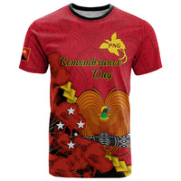 Polynesian Pride Remembrance Day PNG T Shirt Papua New Guinea We Will Remember Them - Wonder Print Shop