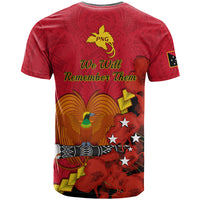 Polynesian Pride Remembrance Day PNG T Shirt Papua New Guinea We Will Remember Them - Wonder Print Shop