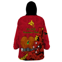 Polynesian Pride Remembrance Day PNG Wearable Blanket Hoodie Papua New Guinea We Will Remember Them - Wonder Print Shop