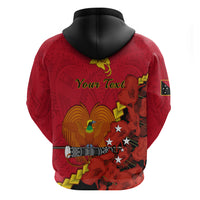 Personalised Remembrance Day PNG Hoodie Papua New Guinea We Will Remember Them - Wonder Print Shop