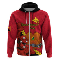 Personalised Remembrance Day PNG Hoodie Papua New Guinea We Will Remember Them - Wonder Print Shop