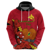 Personalised Remembrance Day PNG Hoodie Papua New Guinea We Will Remember Them - Wonder Print Shop