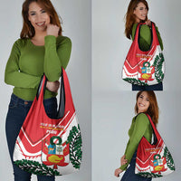 Peru Independence Day Grocery Bag Peruvian Coat Of Arms Feliz 28 de Julio