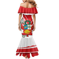 Peru Independence Day Mermaid Dress Peruvian Coat Of Arms Feliz 28 de Julio - Wonder Print Shop