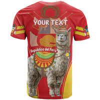 Personalised Peru Independence Day T Shirt Peruvian Alpaca Feliz 28 de Julio - Wonder Print Shop