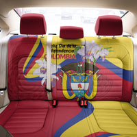 Colombia Independence Day Back Car Seat Cover Feliz Dia de la Independencia - Wonder Print Shop