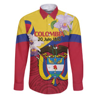 Colombia Independence Day Family Matching Puletasi and Hawaiian Shirt Feliz Dia de la Independencia - Wonder Print Shop