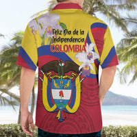 Colombia Independence Day Hawaiian Shirt Feliz Dia de la Independencia - Wonder Print Shop
