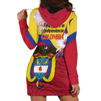 Colombia Independence Day Hoodie Dress Feliz Dia de la Independencia - Wonder Print Shop
