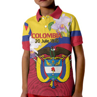Colombia Independence Day Kid Polo Shirt Feliz Dia de la Independencia - Wonder Print Shop